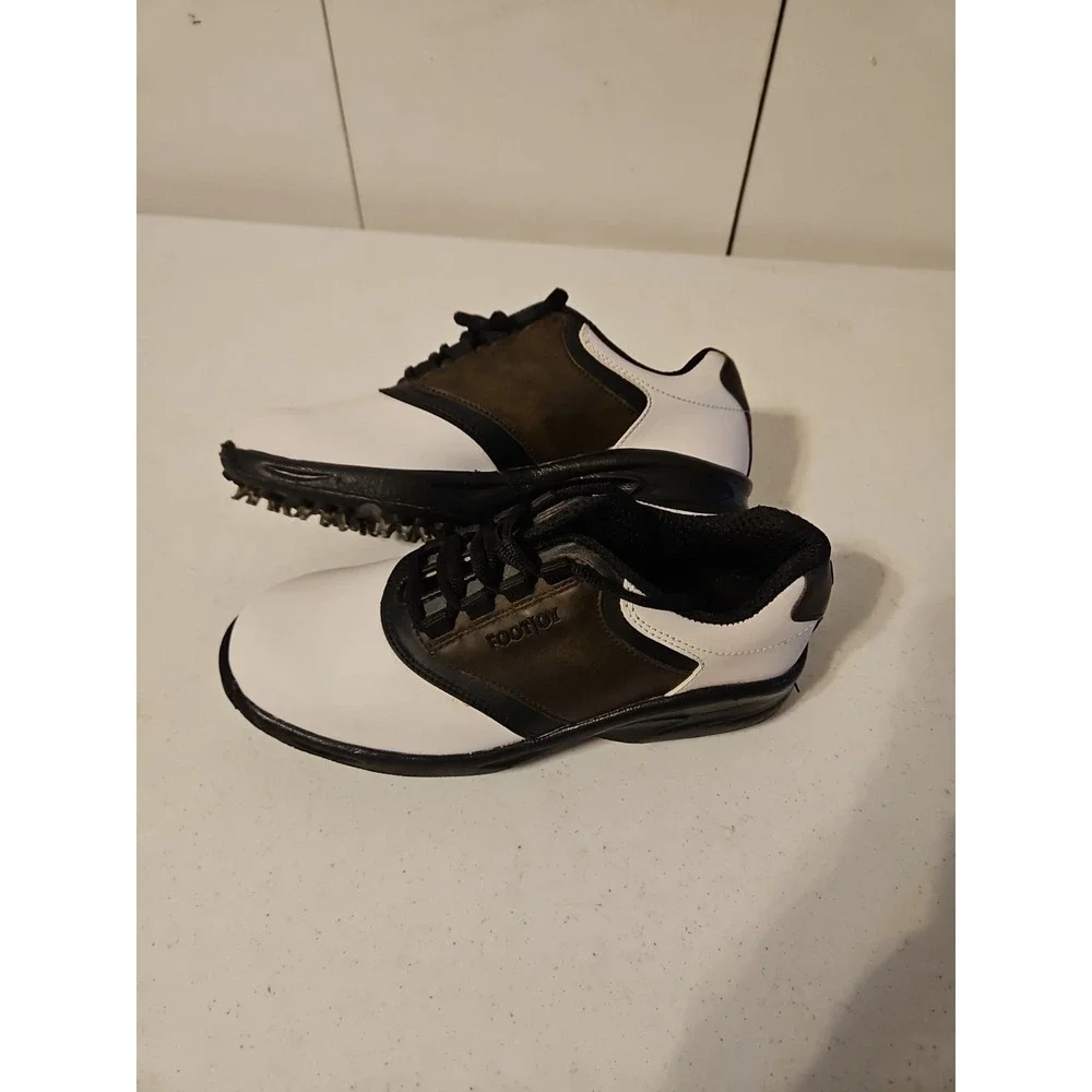 FootJoy Joy Soft Spike Golf Shoes Youth Size‎ 4 M Style 45020 Excellent (S122)